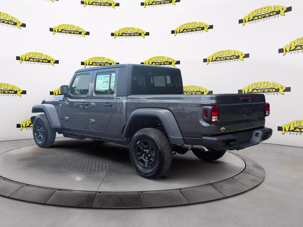 2026 Granite Crystal Metallic Clearcoat Jeep Gladiator Sport 4X4 Truck