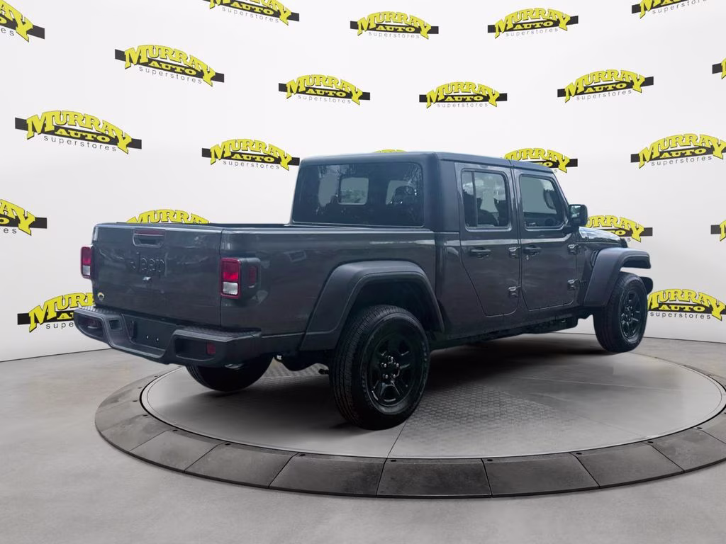 2026 Granite Crystal Metallic Clearcoat Jeep Gladiator Sport 4X4 Truck