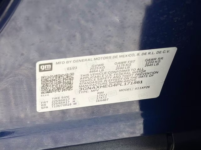 2023 Blue Glow Metallic Chevrolet Equinox LS FWD SUV