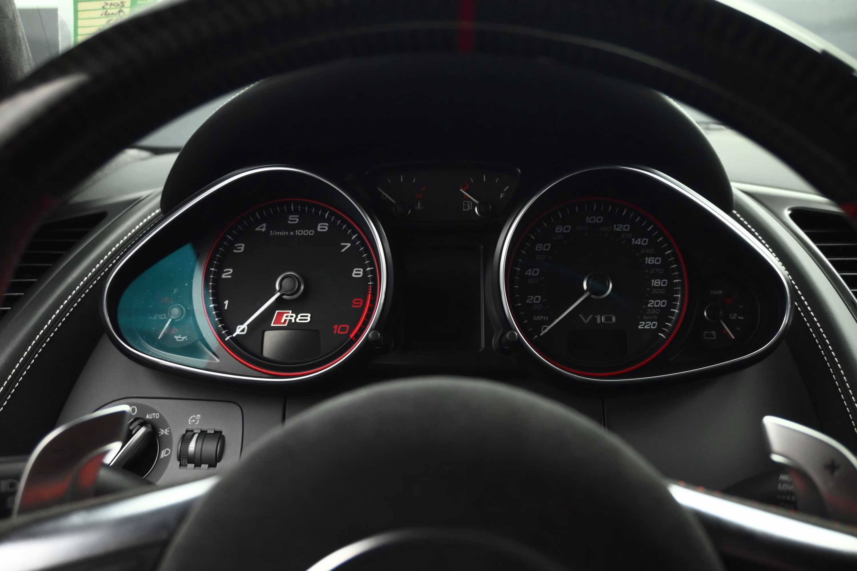 2015 Black Audi R8 5.2 AWD Coupe