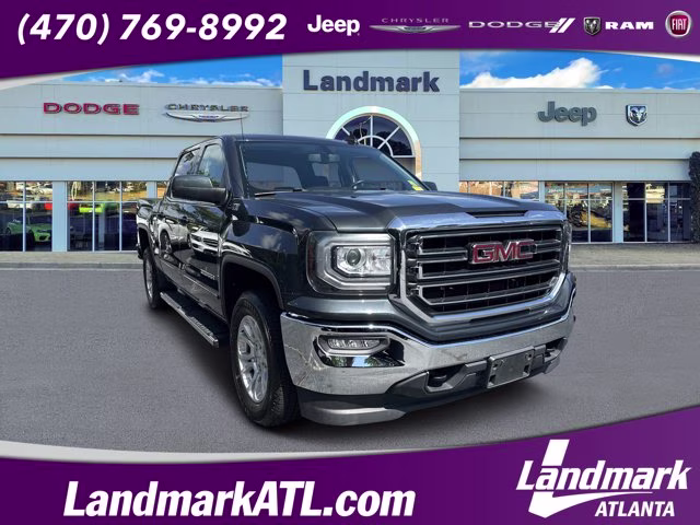 2018 Dark Slate Metallic GMC Sierra 1500 SLE 4X4 Truck