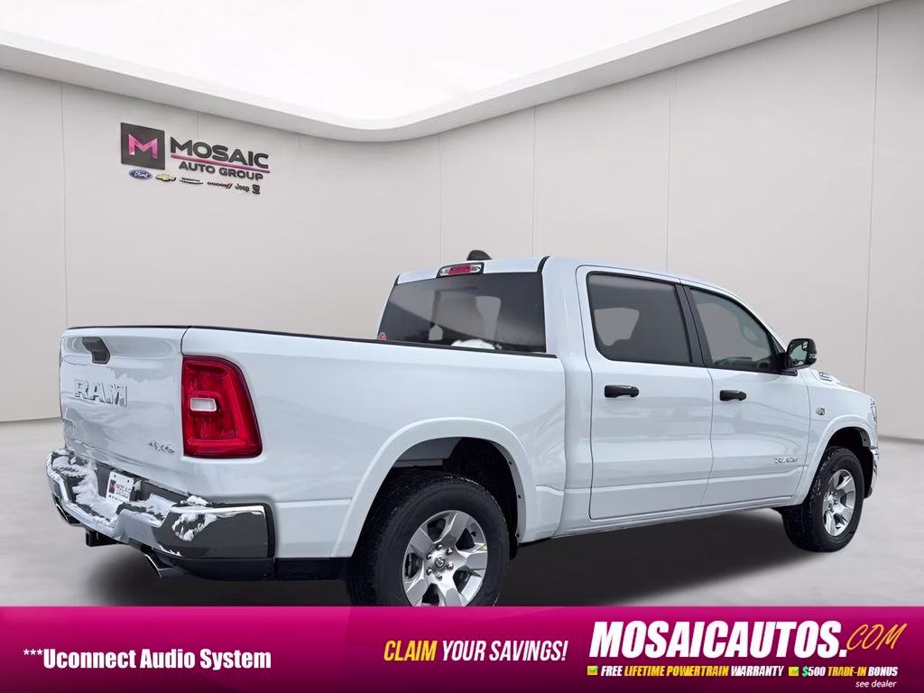 2026 Bright White Clearcoat Ram 1500 Big Horn/Lone Star 4X4 Truck
