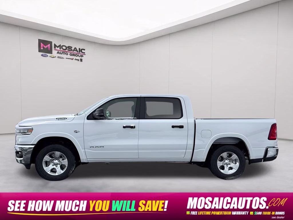 2026 Bright White Clearcoat Ram 1500 Big Horn/Lone Star 4X4 Truck