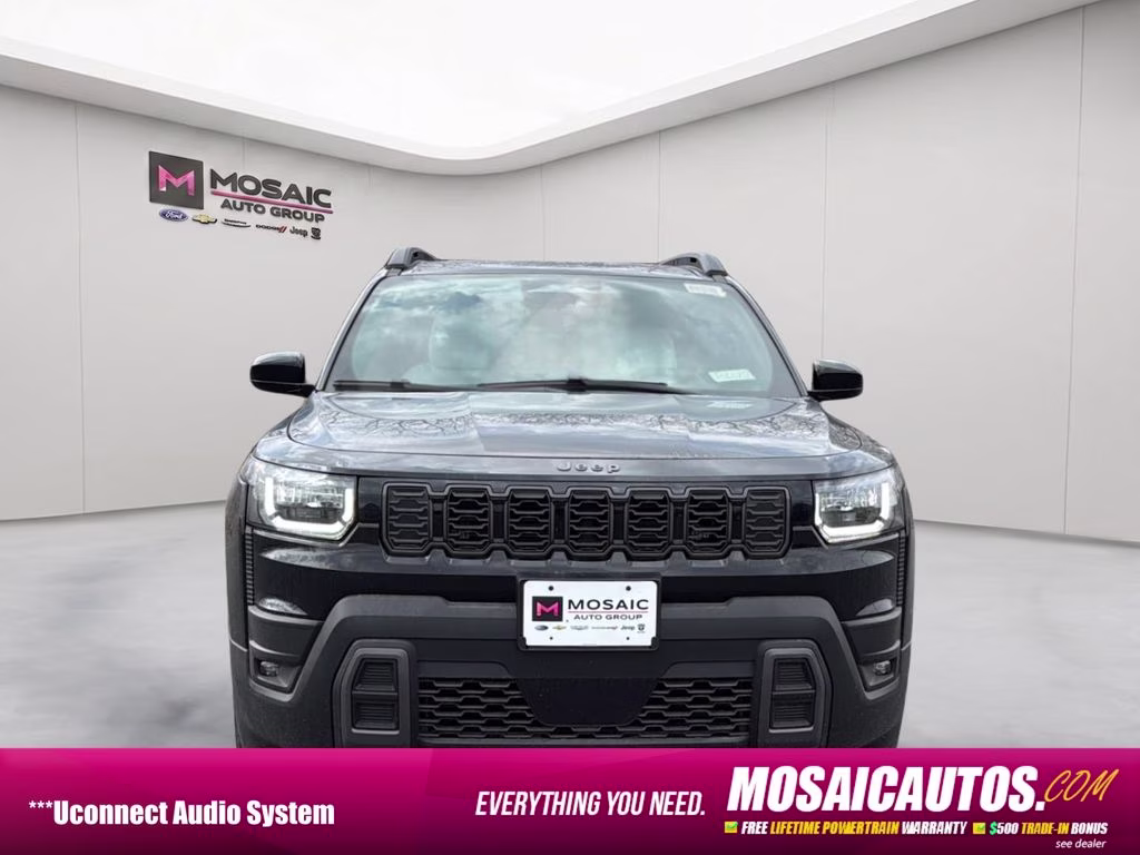 2026 Diamond Black Crystal Pearlcoat Jeep Cherokee Laredo 4X4 SUV