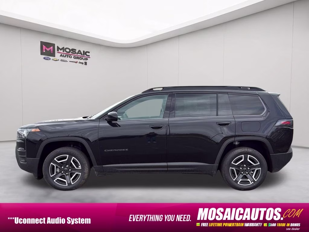 2026 Diamond Black Crystal Pearlcoat Jeep Cherokee Laredo 4X4 SUV