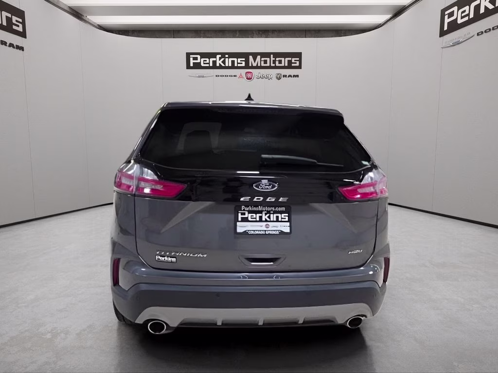 2024 Gray Metallic Ford Edge Titanium AWD SUV