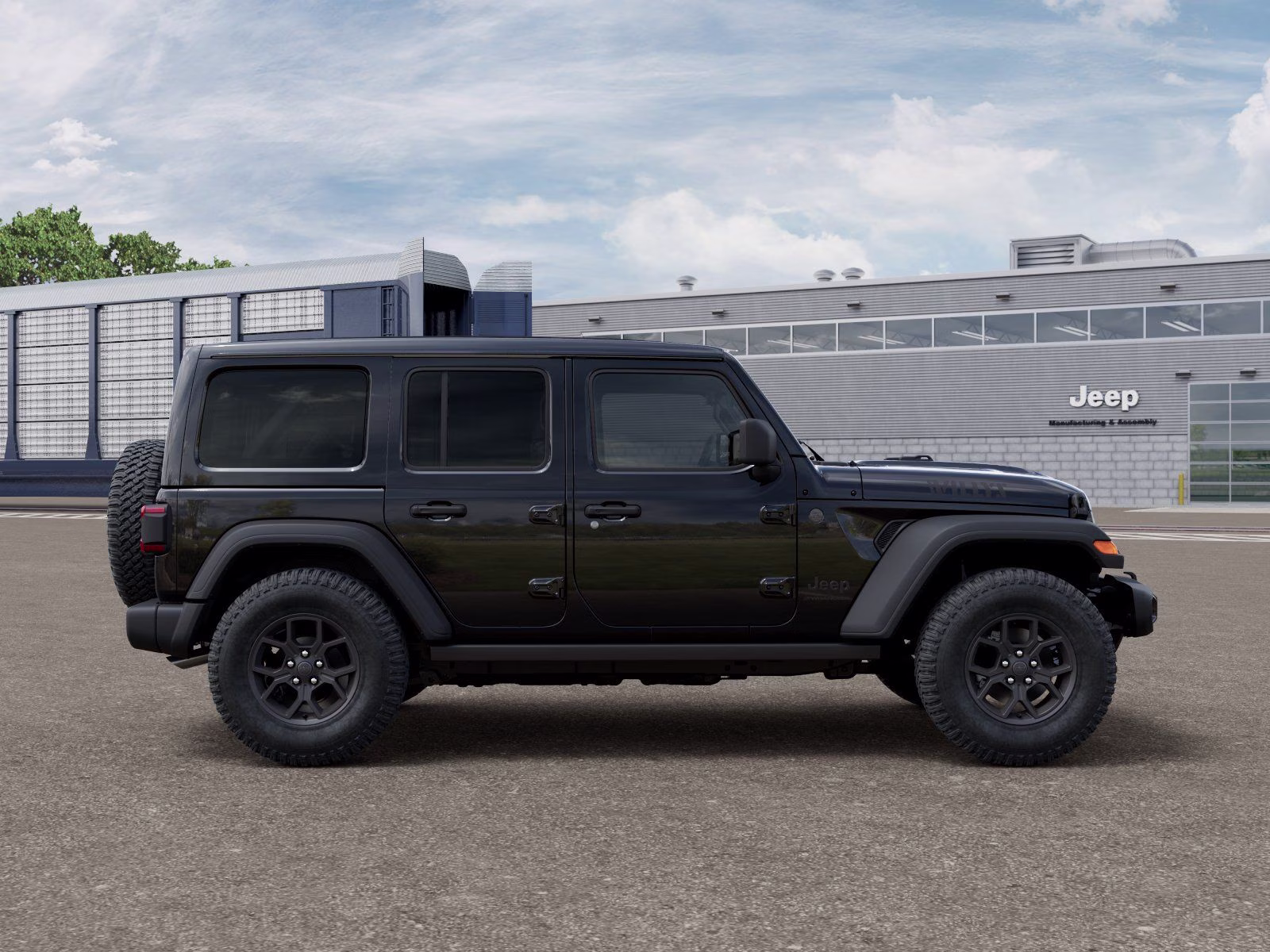 2026 Black Clearcoat Jeep Wrangler Willys 4X4 SUV