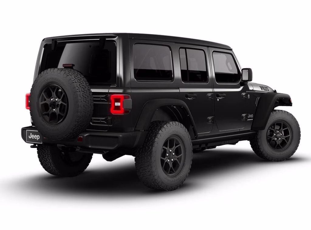 2026 Black Clear Coat Jeep Wrangler Wrangler 4-door Willys 4-door