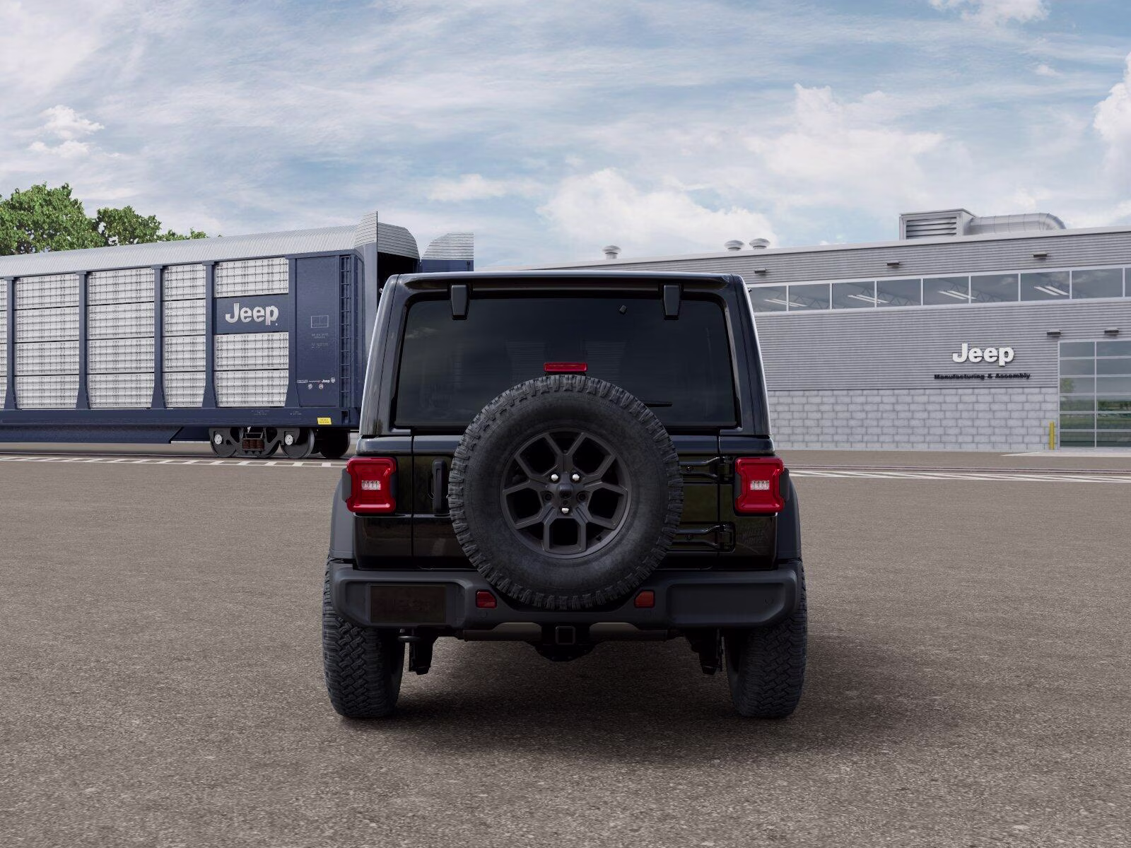 2026 Black Clear Coat Jeep Wrangler Wrangler 4-door Willys 4-door
