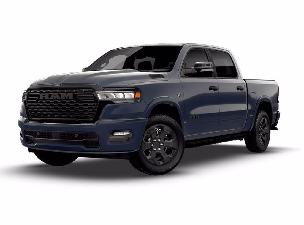 2026 Forged Blue Metallic Ram 1500 1500 Big Horn Crew Cab 4x4 5'7' Box Truck