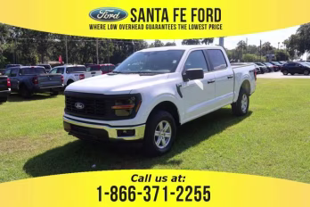 2026 White Ford F-150 XL 4X4 Truck