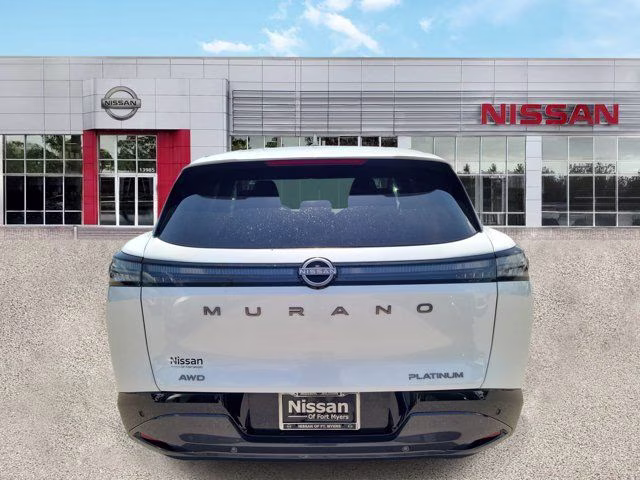 2025 Everest White Pearl Tricoat Nissan Murano Platinum AWD SUV