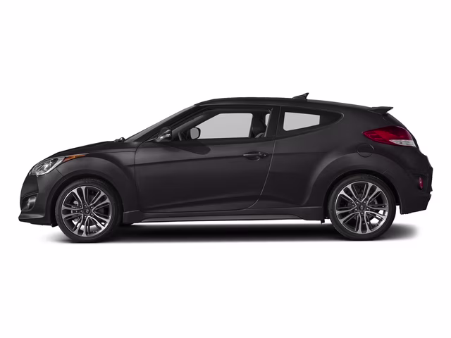 2017 Ultra Black Pearl Hyundai Veloster Turbo FWD Hatchback
