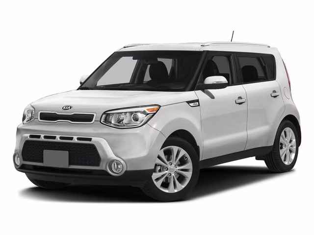 2016 Clear White Kia Soul Base FWD Hatchback