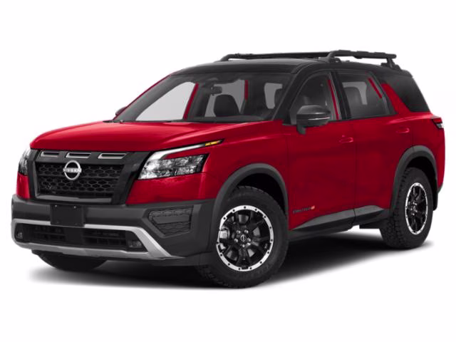 2024 Scarlet Ember Tintcoat/Super Black Nissan Pathfinder Rock Creek 4X4 SUV