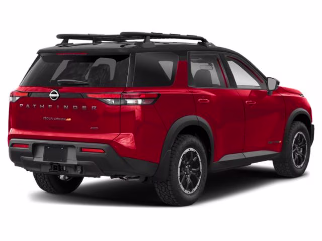 2024 Scarlet Ember Tintcoat/Super Black Nissan Pathfinder Rock Creek 4X4 SUV