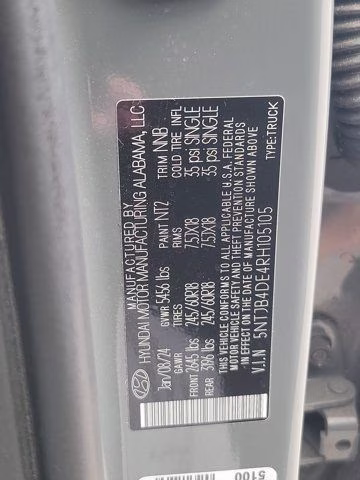 2024 Hampton Gray Hyundai Santa Cruz SEL FWD Truck