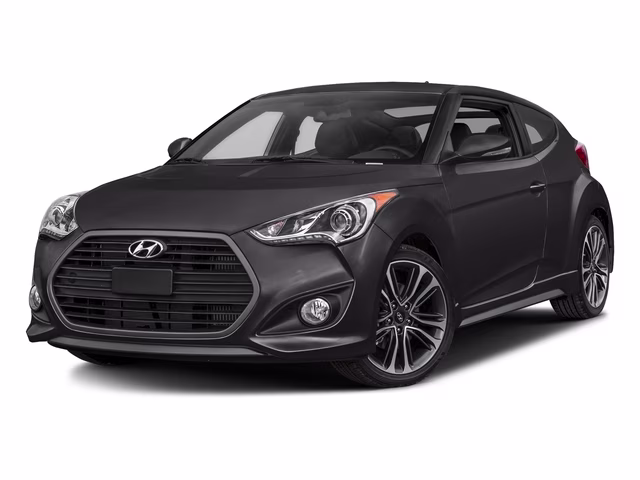 2017 Ultra Black Pearl Hyundai Veloster Turbo FWD Hatchback