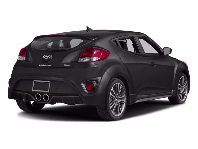 2017 Ultra Black Pearl Hyundai Veloster Turbo FWD Hatchback