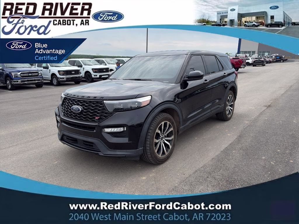 2022 Agate Black Metallic Ford Explorer ST 4X4 SUV