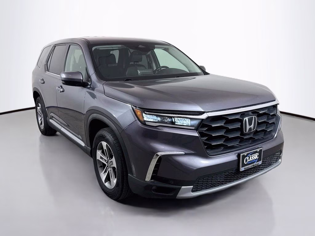 2025 Crystal Black Pearl Honda Pilot EX-L FWD SUV