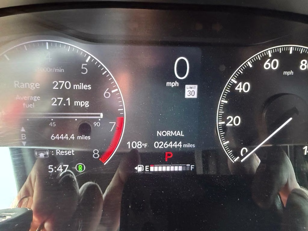 2024 Milano Red Honda HR-V Sport AWD SUV