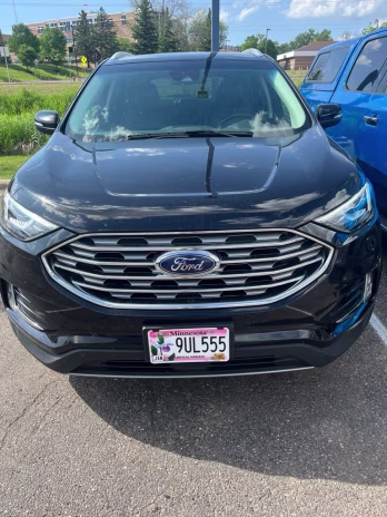 2020 Agate Black Ford Edge SEL AWD SUV