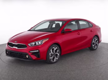 2021 Currant Red Kia Forte LXS FWD Sedan