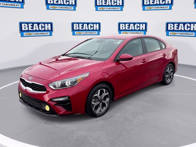 2021 Currant Red Kia Forte LXS FWD Sedan