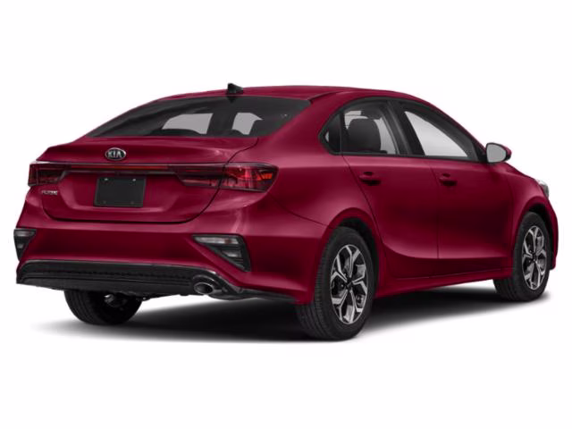 2021 Currant Red Kia Forte LXS FWD Sedan
