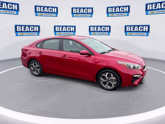 2021 Currant Red Kia Forte LXS FWD Sedan