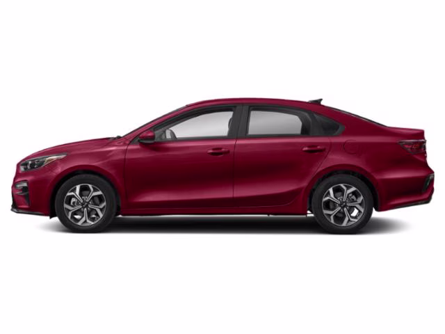 2021 Currant Red Kia Forte LXS FWD Sedan