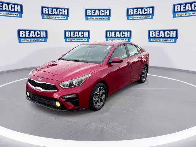 2021 Currant Red Kia Forte LXS FWD Sedan