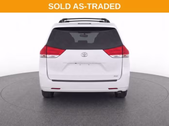 2012 White Toyota Sienna Base FWD Van