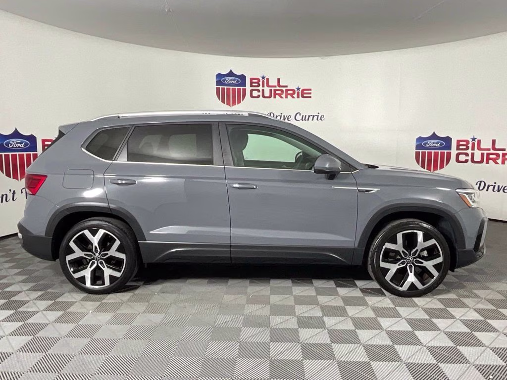 2023 Gray Volkswagen Taos 1.5T SEL AWD SUV