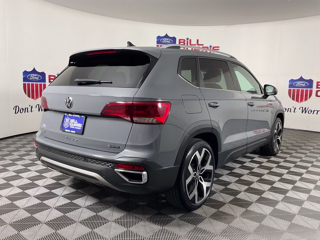 2023 Gray Volkswagen Taos 1.5T SEL AWD SUV
