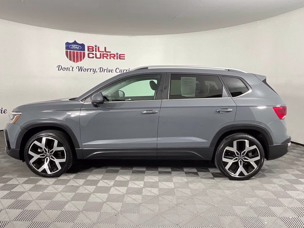 2023 Gray Volkswagen Taos 1.5T SEL AWD SUV