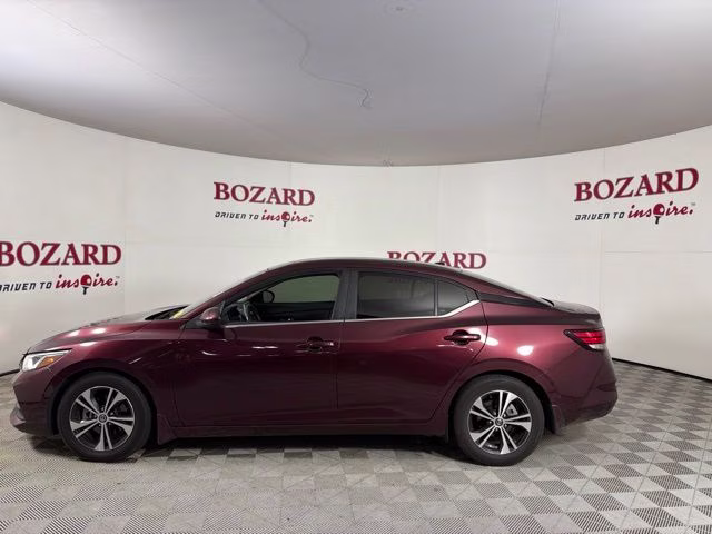 2021 Rosewood Metallic Nissan Sentra SV FWD Sedan