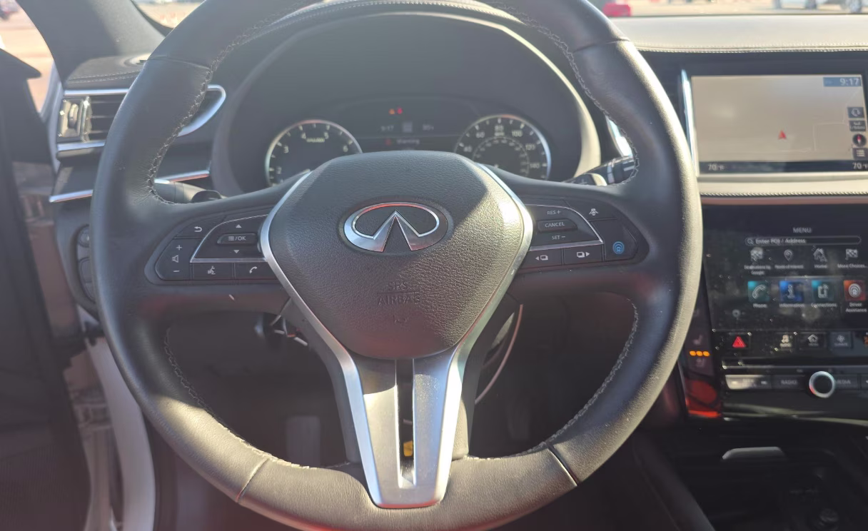 2023 White INFINITI QX55 SENSORY AWD SUV