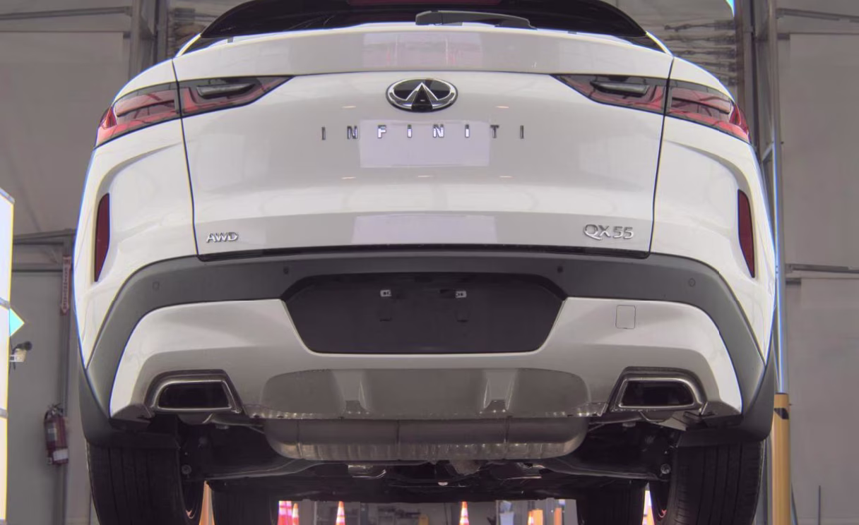 2023 White INFINITI QX55 SENSORY AWD SUV