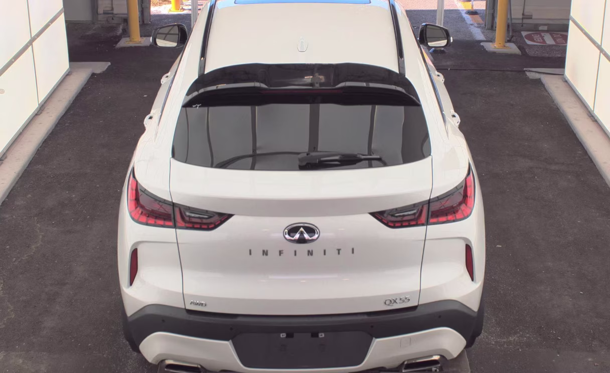 2023 White INFINITI QX55 SENSORY AWD SUV