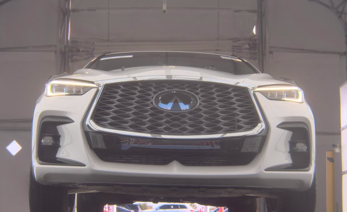 2023 White INFINITI QX55 SENSORY AWD SUV