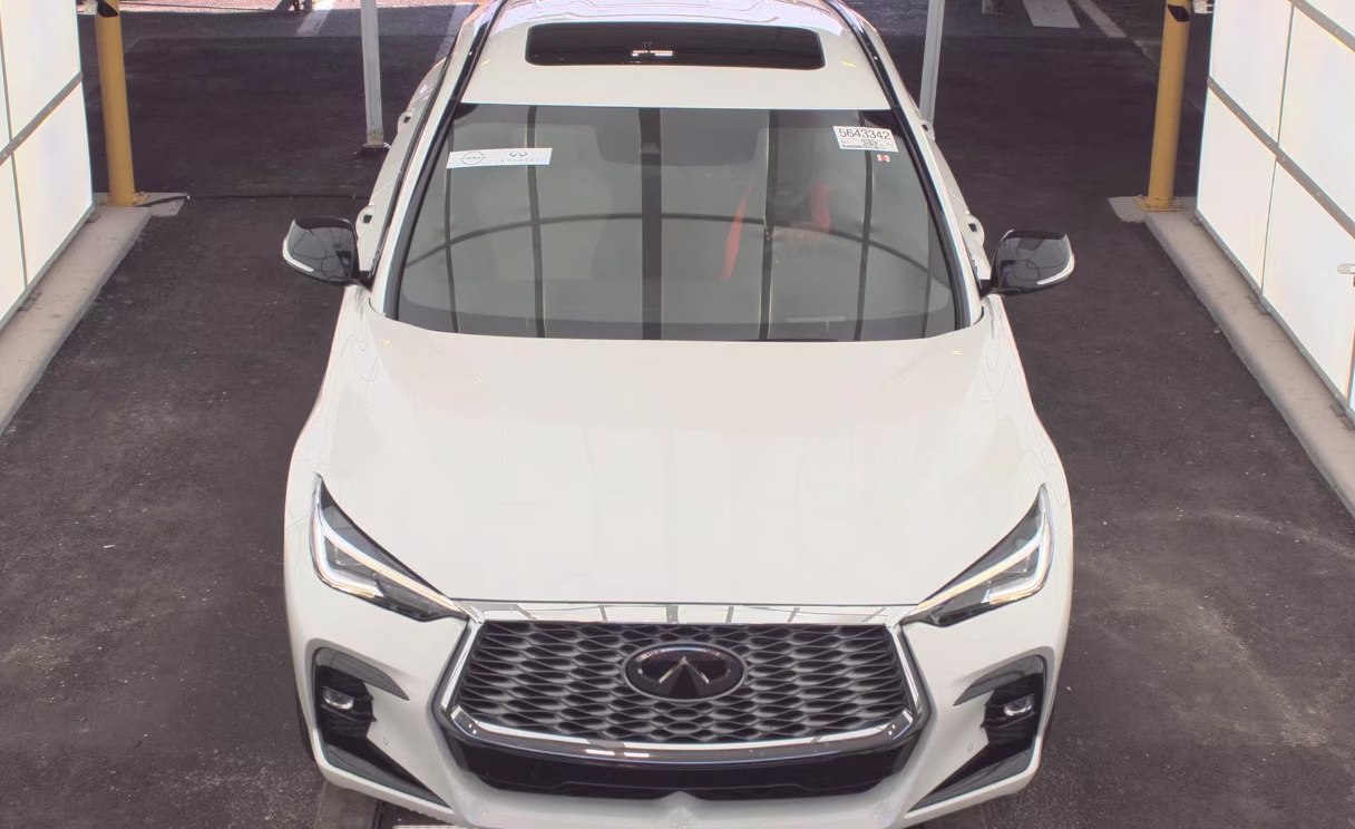 2023 White INFINITI QX55 SENSORY AWD SUV