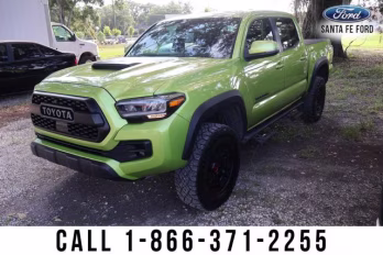 2022 Green Toyota Tacoma 4WD TRD Off Road 4X4 Truck