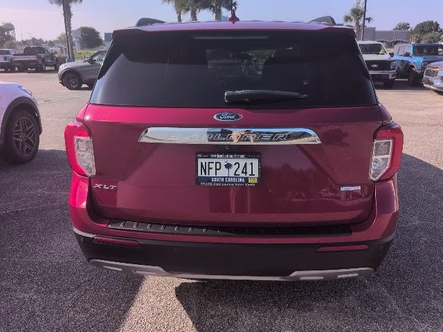 2020 Red Ford Explorer XLT RWD SUV
