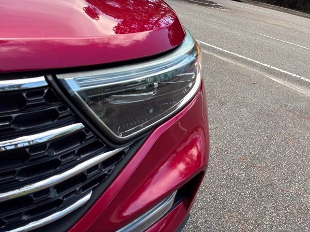 2020 Red Metallic Ford Explorer XLT RWD SUV