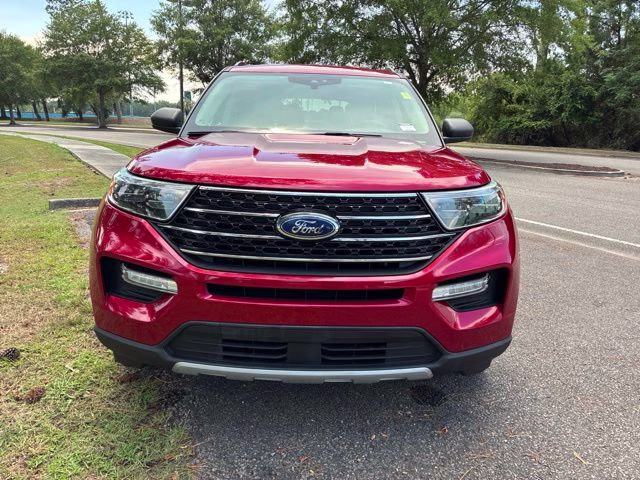 2020 Red Metallic Ford Explorer XLT RWD SUV