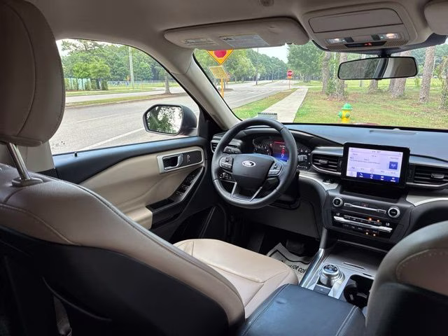 2020 Red Metallic Ford Explorer XLT RWD SUV