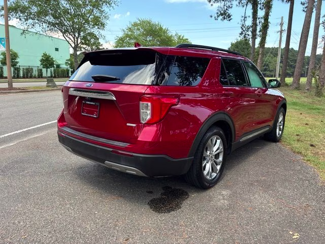 2020 Red Metallic Ford Explorer XLT RWD SUV