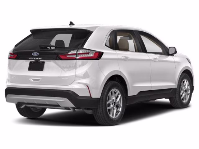 2024 Star White Metallic Tri-Coat Ford Edge SEL AWD SUV
